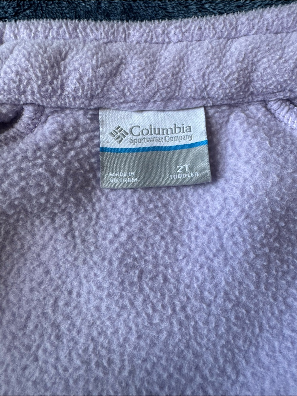 Columbia Lavender Fleece Jacket Toddler Girls - Picture 3 of 3
